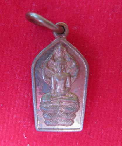 พระนาคปกใบมะขามหลวงตาบุญหนา ธัมมทินโน รุ่นแรก ปี 41 - 1