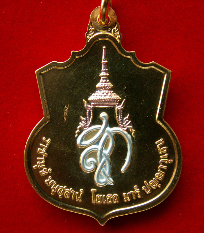 เหรียญสมเด็จพระนเรศวรมหาราช รุ่น *สู้* (หลัง สก) พ.ศ.๒๕๔๘ กะไหล่ทองสามกษัตริย์ สวยแชมป์ - 2