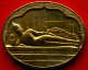 เหรียญพระนอนวัดโพธิ์ หลังภปร. ในหลวงครบ 5 รอบ ปี2530