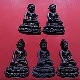 5 องค์...พระกริ่่ง หลวงพ่อหยอด วัดแก้วเจริญ รุ่นสมปรารถนาเฮง ทองแดง ปี37..