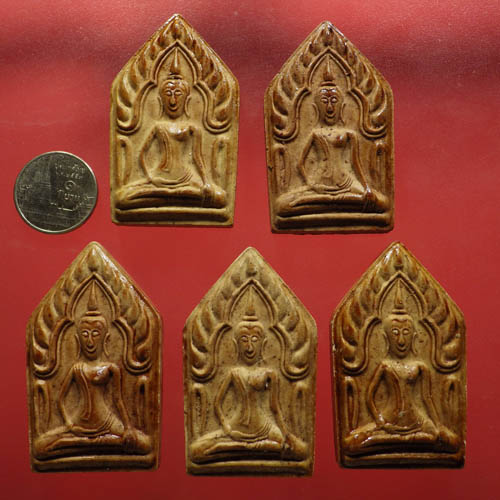 5 องค์....พระขุนแผนรุ่นแรก ครูบาอินตา วัดกู้คำ จ. ลำปาง ปี56...... - 1