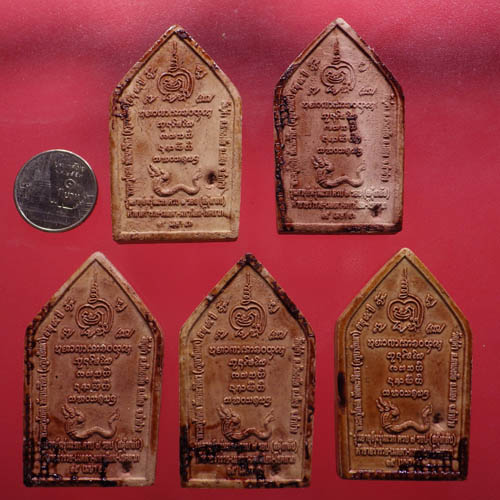5 องค์....พระขุนแผนรุ่นแรก ครูบาอินตา วัดกู้คำ จ. ลำปาง ปี56...... - 2