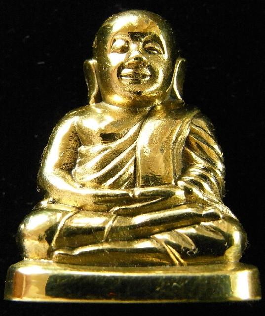 เนื้อทองเหลือง หลวงพ่อเงิน วัดบางคลาน รุ่นมงคลมหาลาภ 51 ประกอบพิธีกรรมศักดิ์สิทธิ์ 3 พิธี - 1