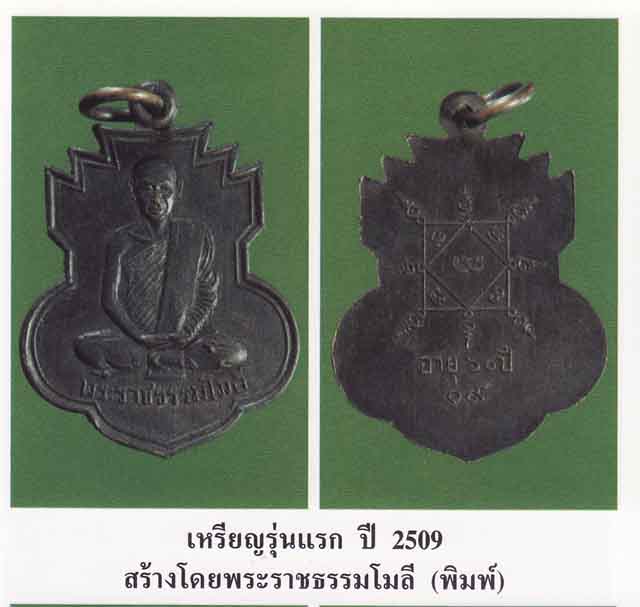 เหรียญพระราชธรรมโมลี(พิมพ์)วัดเขาพระงาม รุ่นแรก - 4