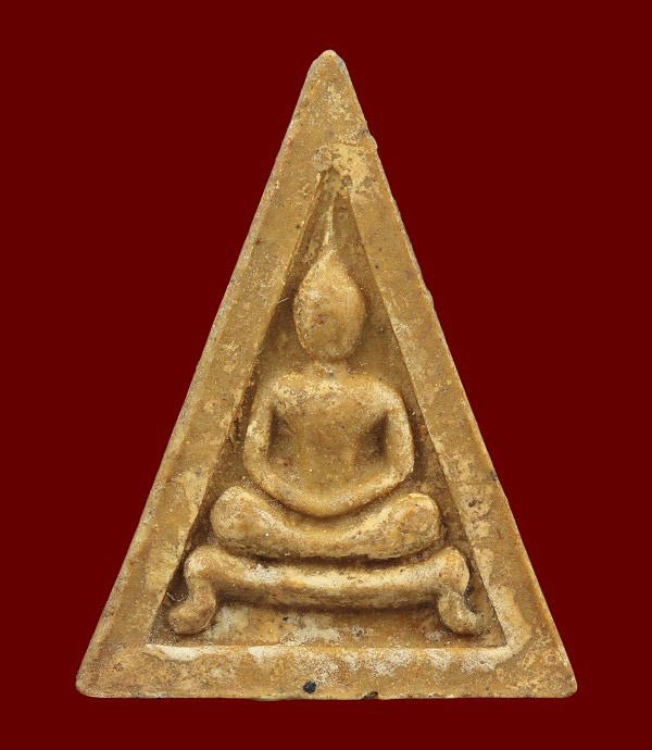 พระสมเด็จฐานสิงห์ เนื้อเกสร ปี 2519 ( มีตะกรุด ) หลวงปู่โต๊ะ วัดประดู่ฉิมพลี - 1
