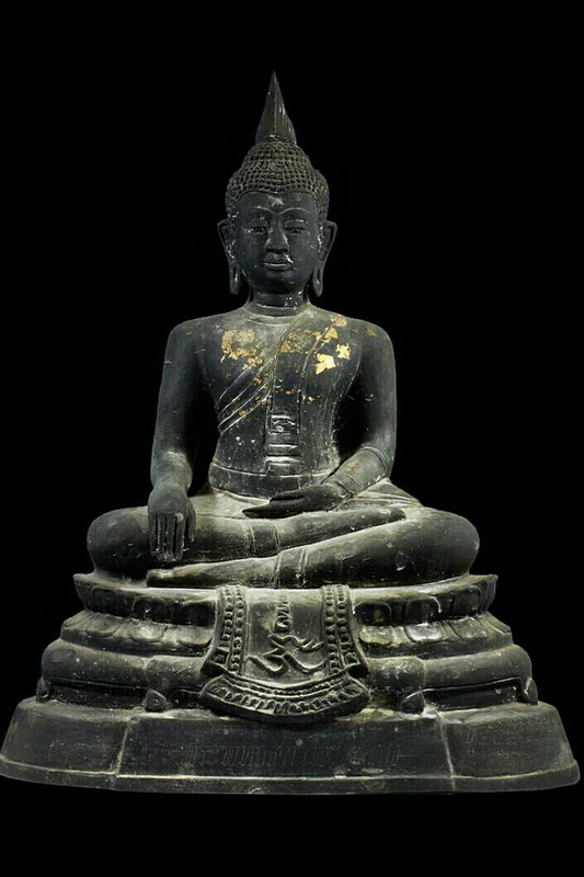 พระพุทธสถาพรมงคล(หลวงพ่อโต) วัดถาวรวราราม(วัดญวน) จ.กาญจนบุรี ขนาดบูชา 9 นิ้ว - 1