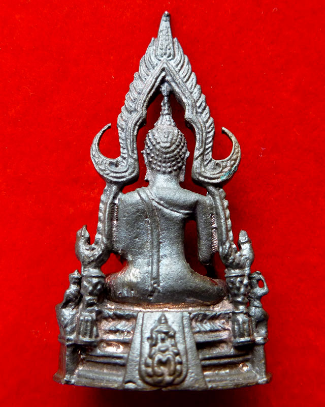 พระพุทธชินราช ภปร แม่ทัพภาคที่ 3 เนื้อนวะโลหะ ปี 2517 สวยเยี่ยม - 2