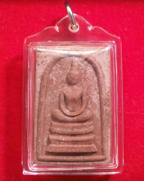 สมเด็จชนะจน หลวงปู่ทิม วัดพระขาว ฉลองอายุครบ 7รอบ ปี40 เนื้อชานหมาก - 1