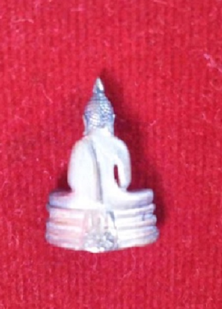 พระกริ่ง หลวงพ่อโสธร เนื้อเงินทรายนวลขัดเงาบางส่วน ปี2539 พิมพ์เล็ก  - 2