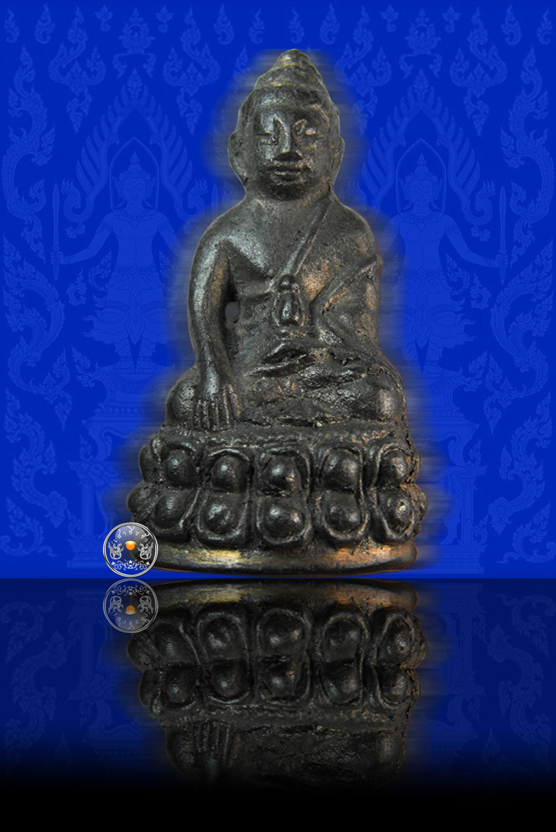 พระกริ่งก้นถ้วยหลวงพ่อเมี้ยน วัดโพธิ์กบเจา จ.อยุธา ปี 2535 - 1