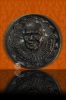 เหรียญหล่อรูปเหมือนครึ่งองค์ พัดยศ (บล็อค ๕ อุณาโลม) เนื้อนวะโลหะ ลพ.เมี้ยน วัดโพธิ์กบเจา ปี 2537
