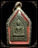 ขุนแผนแม่พิกุลพิมพ์เล็กเนื้อดำเพชรพระกาฬโรยผงตะใบวัชระธาตุตะกรุดเงิน