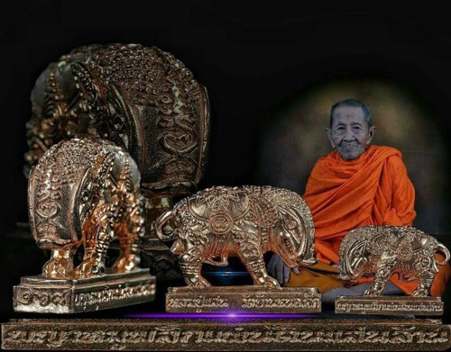 พญาหมูพลิกแผ่นดินหลวงปู่แสนรุ่น1 เนื้อทองแดง - 1