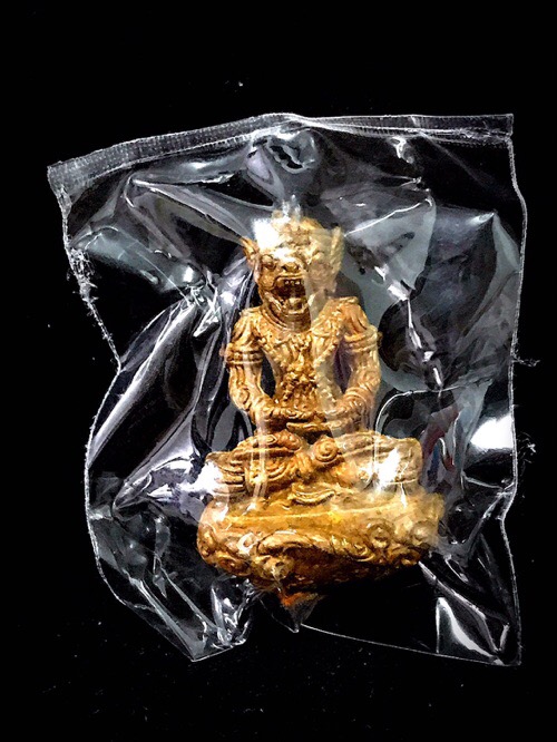 หนุมานล้มลุกเนื้อทองแดงเถื่อนออกนวะหลวงปู่สายวัดดอนกระต่ายทอง - 1