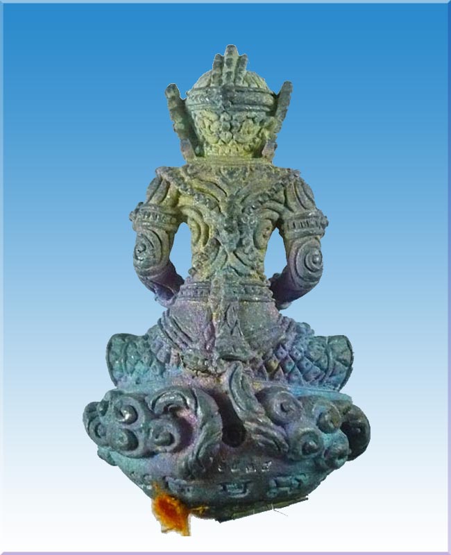 หนุมานเนื้อตะกั่วสีมาคอหลวงปู่สายวัดดอนกระต่ายทอง - 2