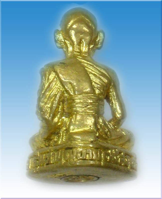 รูปหล่อหลวงพ่อท้วมวัดศรีสุวรรณ เนื้องทองระฆังปี40 - 2
