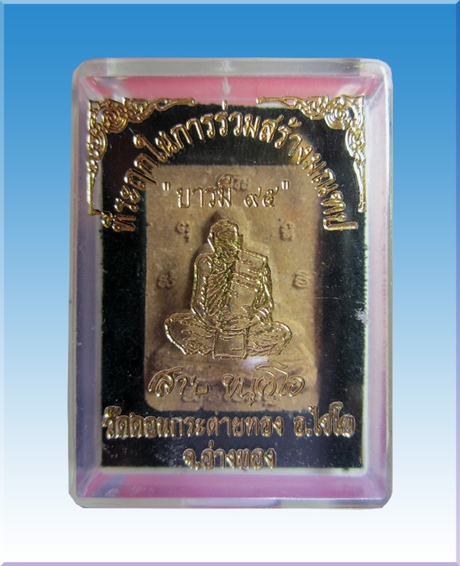 พระผงรูปเหมือนหลวงปู่สายวัดดอนกระต่ายทอง - 3