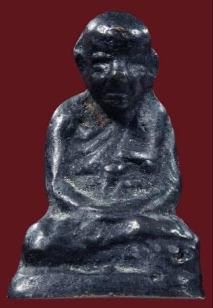 หลวงปู่ทวดหัวมวย โลหะ วัดอ่างทอง สงขลา สร้างปี 06 อาจารย์ ทิม วัดช้างให้ ปลุกเสก - 1