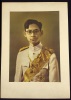 ภาพพิมพ์เก่าพระบรมฉายาลักษณ์ ในหลวงเหรียญเดียว 