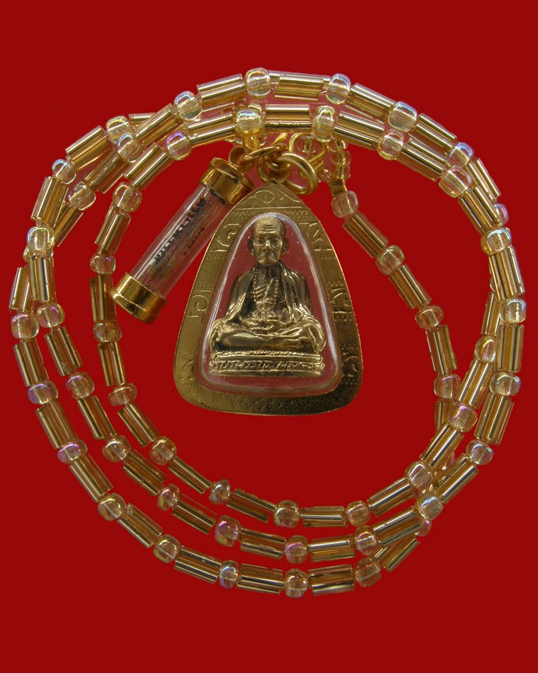 รูปเหมือน+ตะกรุดเกศา หลวงปู่ครูบาพรรณ วัดพระพุทธบาทห้วยต้ม/ลำพูน (1) - 1