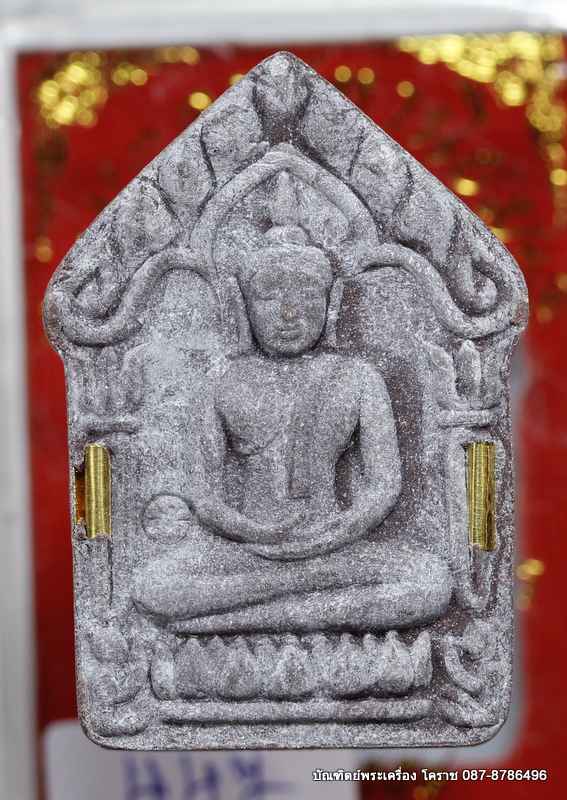 พระขุนแผนพิมพ์ใหญ่  หลวงปู่จื่อ รุ่น"บารมี" เนื้อว่านพรายดำ ตะกรุดทองชวนคู่   สร้าง ๕๐๐ องค์   - 1