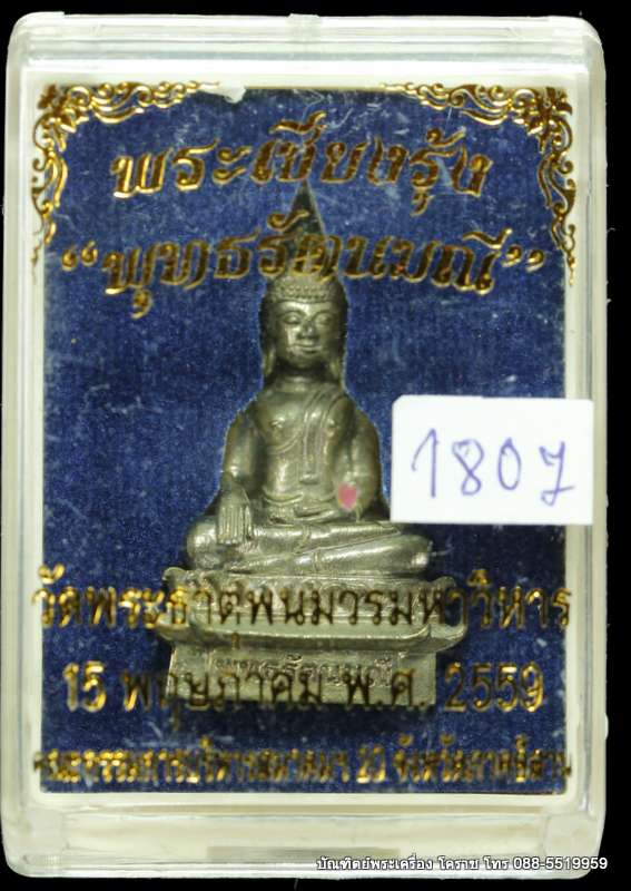 พระเชียงรุ้ง พุทธรัตนมณี วัดพระธาตุพนมวรมหาวิหาร เนื้อนวะ จ.นครพนม ปี 2559 - 4