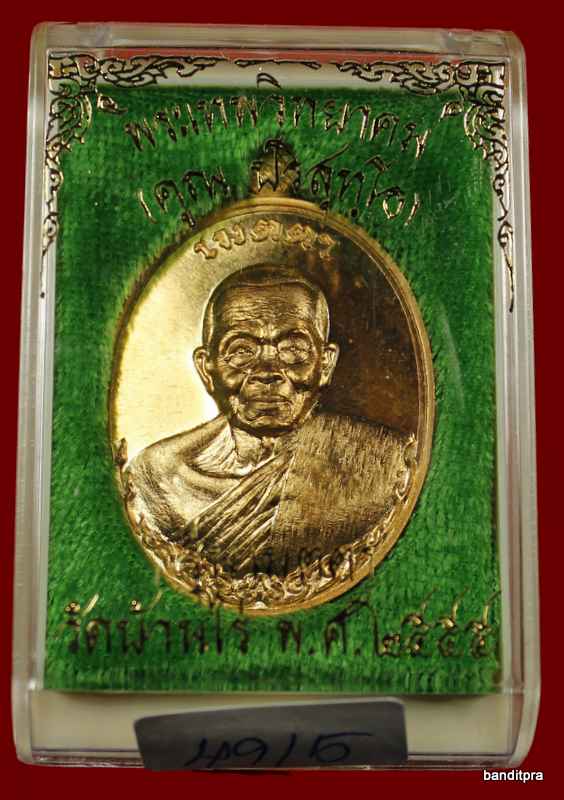 เหรียญหลวงพ่อคูณ    รุ่นเมตตา    เนื้อทองทิพย์  สูตรใหม่ - 3