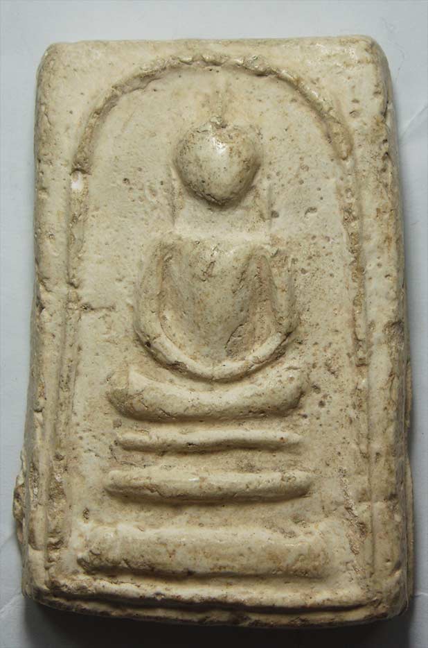พระสมเด็จเศียรโต ลพ.สุพจน์ วัดสุทัศน์ฯ พิมพ์หลังเรียบ ปี2484 - 1