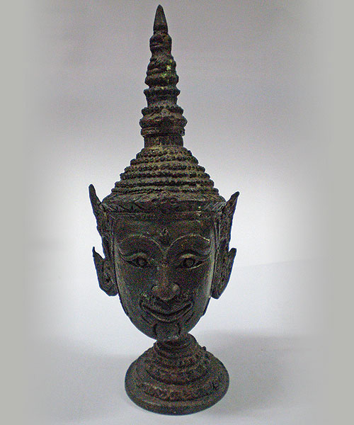 เศียรพระลักษณ์ ขนาดตั้งบูชาหน้ารถ หลวงปู่กาหลง เขี้ยวแก้ว - 3