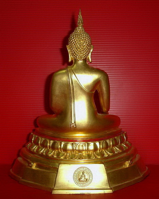 * พระบูชาหลวงพ่อโต วัดบางพลีใหญ่ใน รุ่น ภปร.กาญจนาภิเษก ปิดทองแท้ทั้งองค์ สวยมากค่ะ * - 2