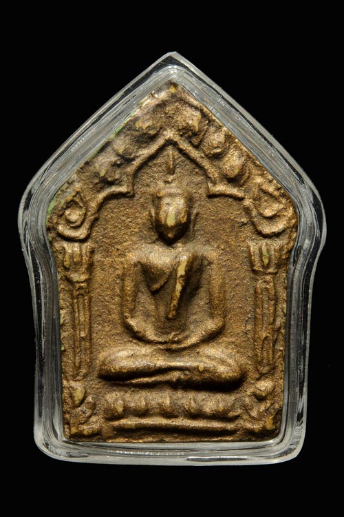 ( ( ( ...พระขุนแผนพิมพ์ใหญ่บล็อคทองเหลือง ซุ้มขาด ... ) ) ) - 1