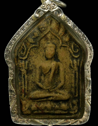 ( ( (...พระขุนแผนลองพิมพ์ ซุ้มขาด ตะกรุดคู่ เก่า ...) ) )  - 1