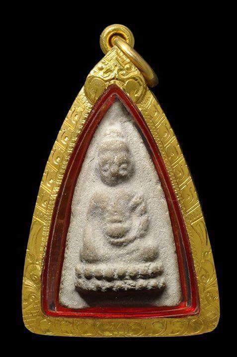 พุทโธน้อยคุณแม่ บุญเรือง เนื้อผง พิมพ์เล็ก  - 1