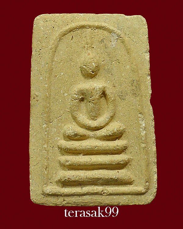 พระสมเด็จมงคลมหาลาภ เนื้อผงโสฬสมหาพรหม ปี2499 วัดสัมพันธวงศ์ คุณเเม่บุญเรีอนเสก(2) - 1