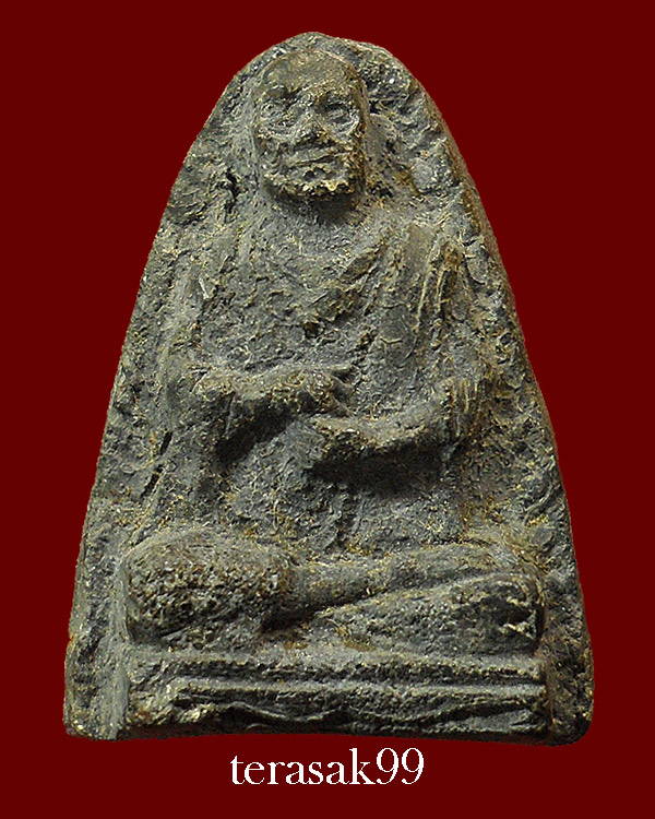 พระรูปเหมือนสมเด็จโต พรหมรังสี วัดประสาทฯ กทม. เนื้อดำ ปี2506 (2) - 1