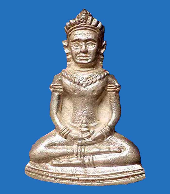 @^-^@พระร่วงนเรศวรโรจนฤทธิ์ เนื้อเงิน จ.หนองบัวฯ หลวงพ่อคูณ ปริสุทโธ +กล่องเดิม@^-^@ - 1