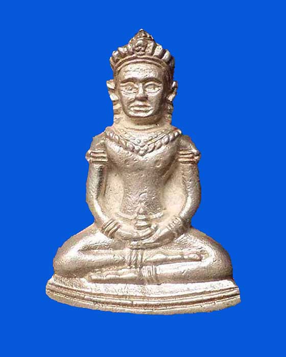 @^-^@พระร่วงนเรศวรโรจนฤทธิ์ เนื้อเงิน จ.หนองบัวฯ หลวงพ่อคูณ ปริสุทโธ +กล่องเดิม@^-^@ - 1