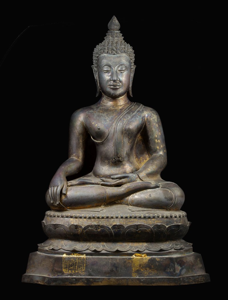 พระบูชารัชกาล หน้าตัก 10 นิ้ว  ปี 2410  (ระบุที่ฐาน) - 3