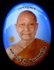 ล๊อคเก็ตหลวงปู่จื่อ พนฺธมตฺโต เบอร์ 143 ฉากสีฟ้า  เจริญบนรุ่นแรก วัดเขาตาเงาะอุดมพร สร้าง 333 องค์