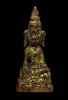 พระพุทธงาแกะ ศิลปะล้านช้าง ลาว ลงรักแดงปิดทองเก่า องค์เล็กน่ารัก ขนาดห้อยคอ