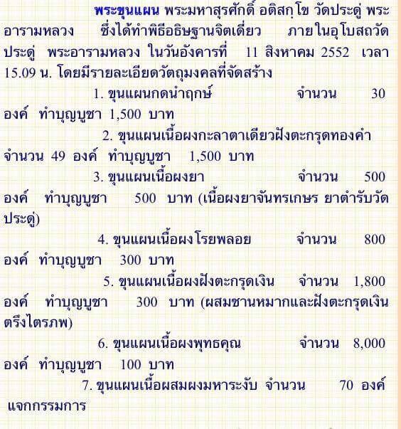 ขุนแผนอติสักโข รุ่นแรกพระมหาสุรศักดิ์ วัดประดู่เนื้อผงกะลาตาเดียวฝังตะกรุดทองคำ 11ส.ค.2552  - 5