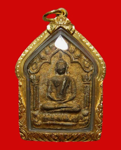 หลวงปู่ทิม ขุนแผนผงพรายกุมาร พิมพ์ใหญ่ บล็อค 2 บรอนซ์ 2 หน้า สวยๆ เลี่ยมทองหนาๆครับ พร้อมบัตรการันตี - 4