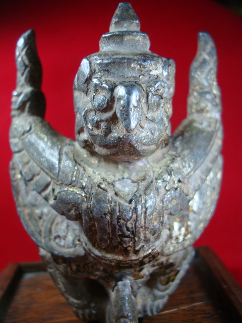 ครุฑ (Garuda) ขนาดบูชาสูง 4.5 นิ้ว สวยเก่าเดิม..หายาก..อยากได้วัดใจเลยครับ - 1