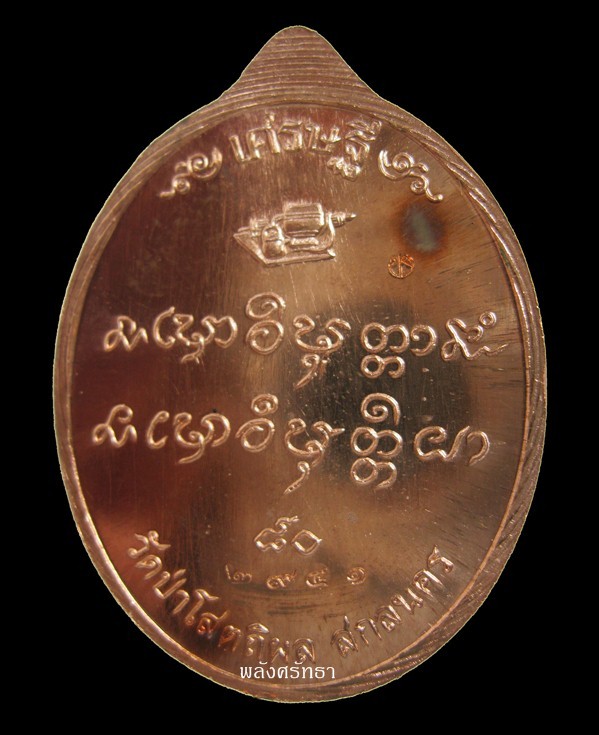 เหรียญเศรษฐี๘๐ หลวงตาบุญหนา ธมฺมทินฺโน วัดป่าโสตถิผล เนื้อทองแดง - 2