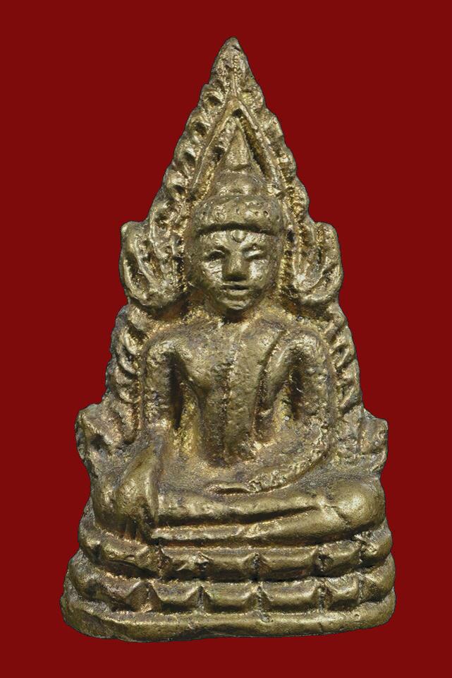 พระพุทธชินราช พิมพ์ต้อ ฟอร์มสวย ผิวน้ำทองเก่า สวยๆ โค๊ตชัดคม - 1