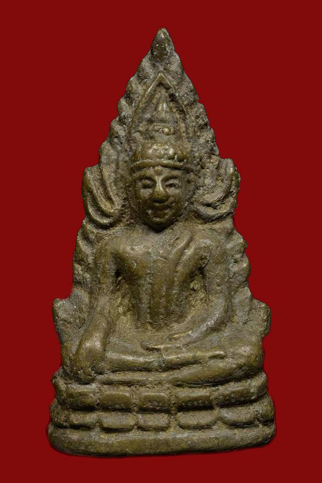 พระพุทธชินราชอินโดจีน พิมพ์ต้อบัวขีด นิยม มีโค๊ต สวยเดิมๆครับ - 1