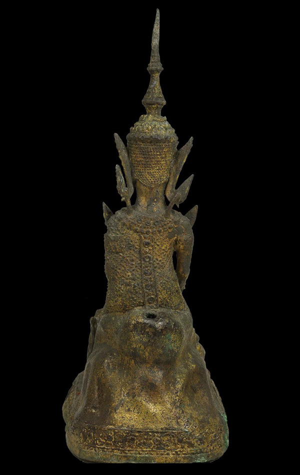 พระบูชายุครัตนะ ปางป่าเลไลย์ ทองเต็ม ฐานกว้าง 3 นิ้ว ยาว 5 นิ้ว สูง 7 นิ้วครึ่ง - 2