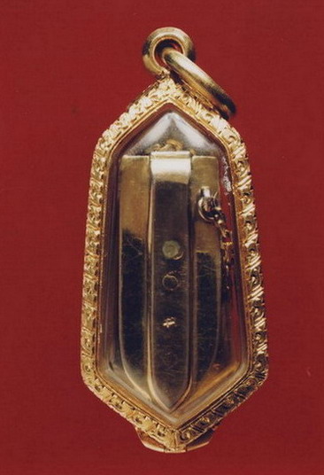 แหนบ พระพุทธสิหิงค์ ทองคำลงยา  - 2