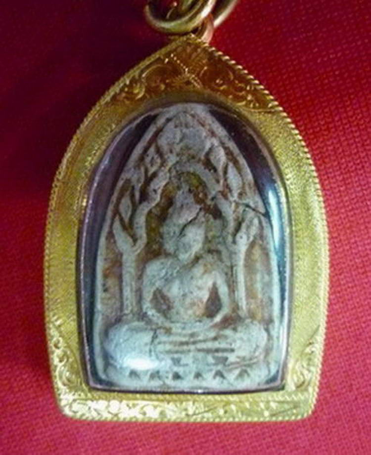 พระผงรุ่นสรงน้ำ สมเด็จพระพุทธโฆษาจารย์(เจริญ) วัดเทพศิรินทร์ - 1