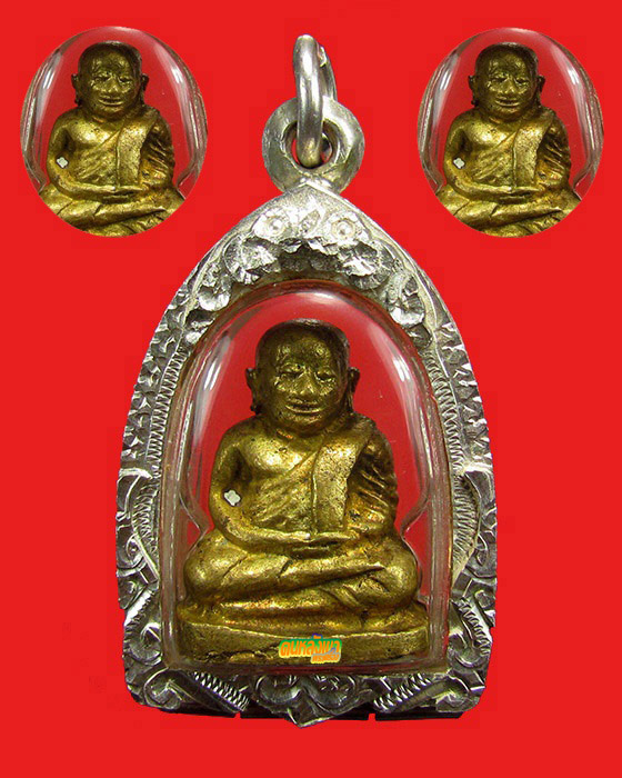 หลวงพ่อเงิน วัดท้ายน้ำ รุ่นช้างคู่ ปี2526 พิมพ์ใหญ่ องค์ที่ 1 - 3